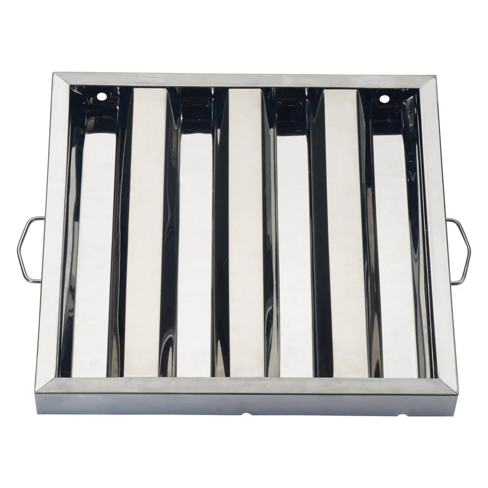 Winco 16" x 16" Exhaust Hood Filter, Stainless Steel