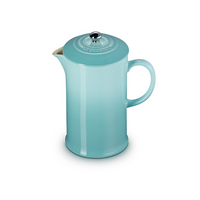 Le Creuset 1 Litre Stoneware French Press, Sage