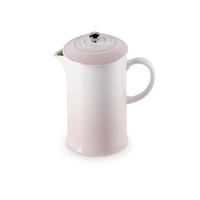 Le Creuset 1 Litre Shell Pink Stoneware French Press