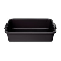 Vollrath 1521B-06 Black Bus Bin, 5" Deep