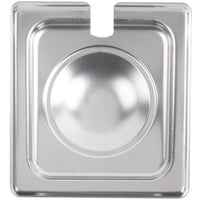 Vollrath Super Pan V 1/6 Size Slotted Steam Table Cover, Stainless Steel
