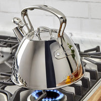 All-Clad Stainless Steel Stovetop Tea Kettle, 2 quart