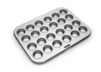 Fox Run 24 Cup Mini Muffin Pan, Stainless Steel