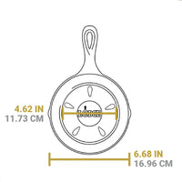 Lodge 6.5" Smoker Skillet, Cast Iron