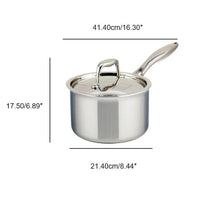 Meyer SuperSteel 3 Litre Tri-Ply Saucepan with Lid, Stainless Steel