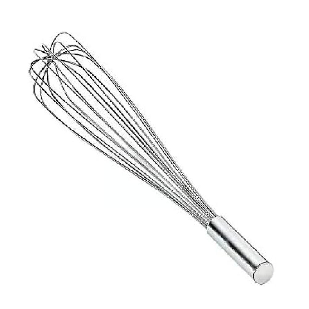 Browne 12" French Whip, Stainless Steel