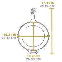 Lodge 10.25" Dolly Parton Skillet, Cast Iron