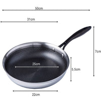Meyer HybridClad 11" Fry Pan, Stainless Steel