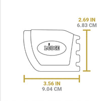 Lodge 2.7" x 3.5" Deluxe Pan Scraper