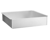 Ateco 12" Square Aluminum Cake Pan, 3" Deep