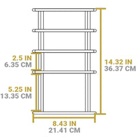 Lodge 5 Tier Cookware Organizer, Steel