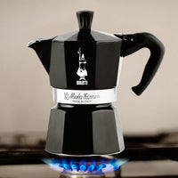 Bialetti Moka Express 6 Cup Stovetop Espresso Maker, Black