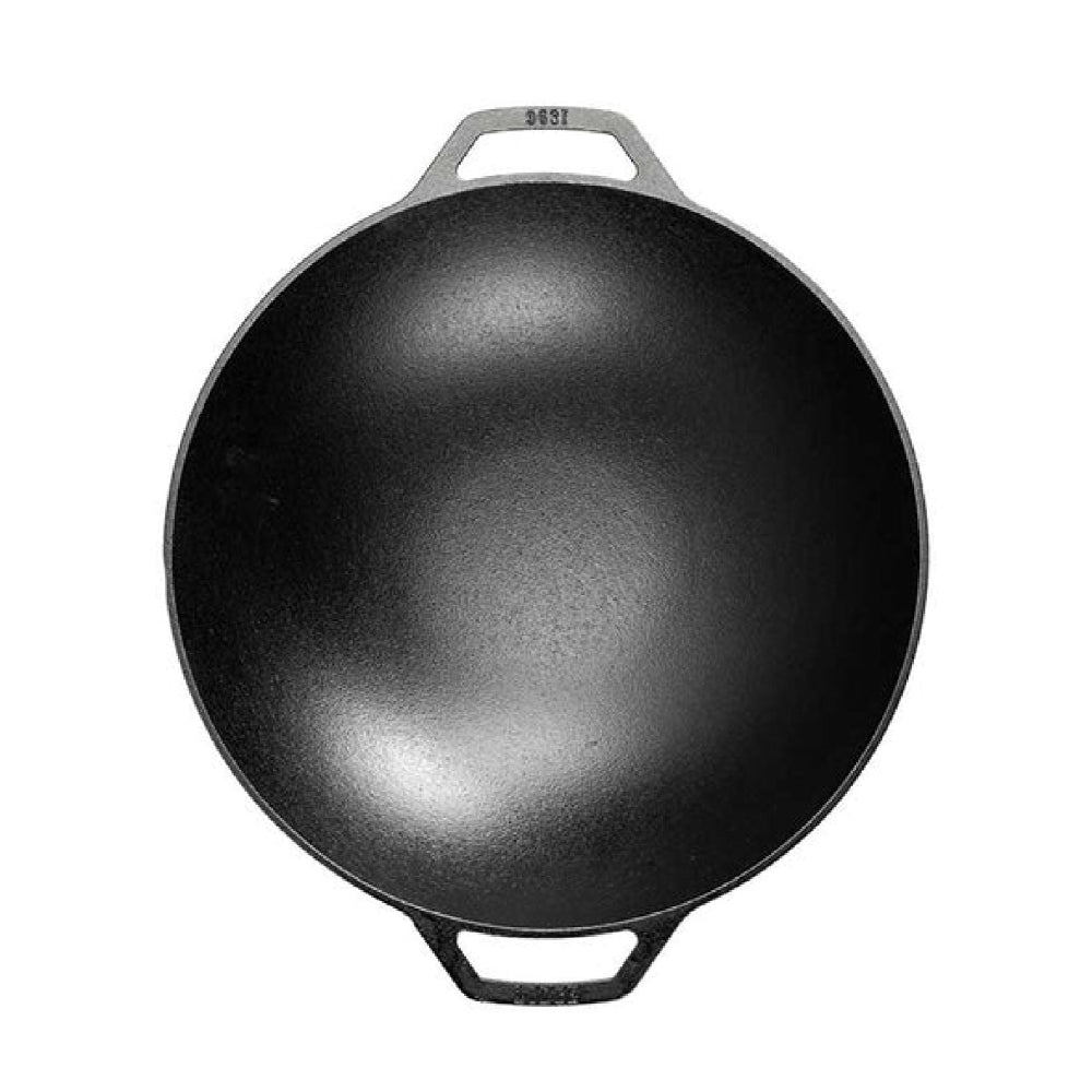 Lodge 14" Wok with Loop Handle, Cast Iron
