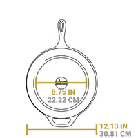 Lodge 12" Deep Skillet, Cast Iron