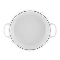 Le Creuset 6.2 Litre Shallow Round French Oven, White