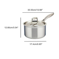 Meyer SuperSteel 2 litre Tri-Ply Saucepan with Cover, Stainless Steel