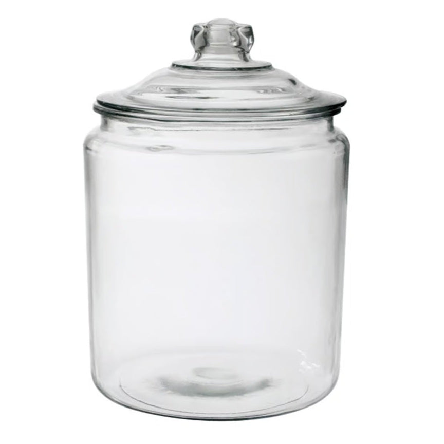 Anchor Hocking Heritage Hill 2 Gallon Cookie Jar with Lid, Glass