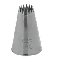 Ateco Large Closed Star Pastry Tip, Stainless Steel