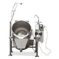 Cleveland KGL25T 25 Gallon Tilting 2/3 Steam Jacket Natural Gas Steam Kettle