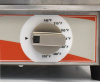 Nella 12" x 15" Single Panini Grill with Grooved Grill Surfaces, 120V