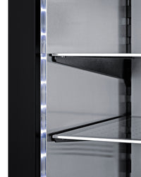 Summit Undercounter Beverage Cooler, Glass Door, S/S Interior