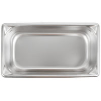 Vollrath Super Pan V 1/3 Size Steam Table Pan, 4" Deep, Stainless Steel