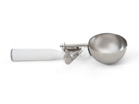 Vollrath 5.33 Oz Disher #6, White Handle