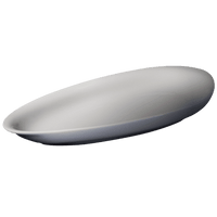 Cameo Pearl 6.5" Platter Triangular, 48 /Case