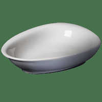 Cameo Pearl 20 Oz Plate Triangular, 24 /Case