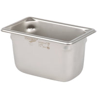 Vollrath 1/9 Size Anti Jam Steam Table Pan 4" Deep, Stainless Steel