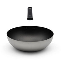 Vollrath 11" Carbon Steel Wok SteelCoat x3™ with Nonstick Coating & Silicone Handle