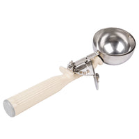 Vollrath 3.25 Oz Disher #10, Ivory Handle