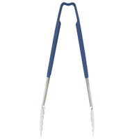 Vollrath 12" Utility Tongs, Blue Handle