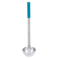 Vollrath 6 Oz One Piece Ladle, Teal Handle