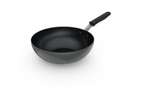 Vollrath 11" Carbon Steel Wok SteelCoat x3™ with Nonstick Coating & Silicone Handle