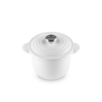 Le Creuset 2 Litre Enamelled Cast Iron Rice Pot With Inner Lid, White