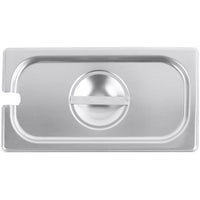 Vollrath Super Pan V 1/3 Size Slotted Steam Table Cover, Stainless Steel