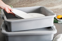Vollrath Grey Bus Bin, 7" Deep