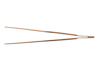 Mercer Culinary Precision Plus 6.5" Offset Tip Plating Tongs, Rose Gold