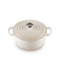 Le Creuset Round Dutch Oven 3.3L with Stainless Steel Knob, Meringue