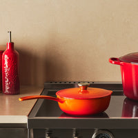 Le Creuset 2 Litre Saucier Pan, Cerise