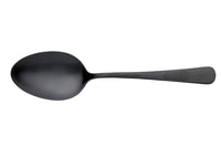 Mercer Culinary 1.3 Oz Solid Bowl Plating Spoon, 9" Length, Black