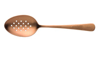 Mercer Culinary 9" Perforated Bowl Plating Spoon, Rose Gold