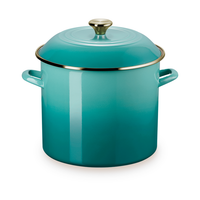 Le Creuset 11.4 Litre Stockpot, Bleu Riviera