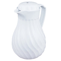 Vollrath Tilt & Pour 42 Oz Insulated Beverage Server, White