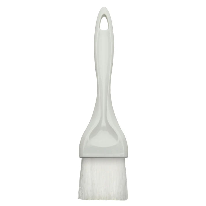 Winco 2" Nylon Flat Pastry Brush, White