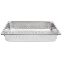 Vollrath Full Size Perforated Steam Table Pan 4" Deep, Stainless Steel
