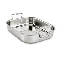All-Clad 11 x 14 Inch Small Roaster With Rack, Stainless Steel