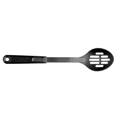 Winco NC-SL2 Black Nylon 12 Slotted Spoon