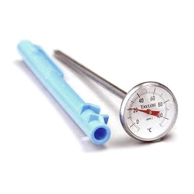 1 in Dial Dia, 5 in Stem Lg, Dial Pocket Thermometer - 23NU30